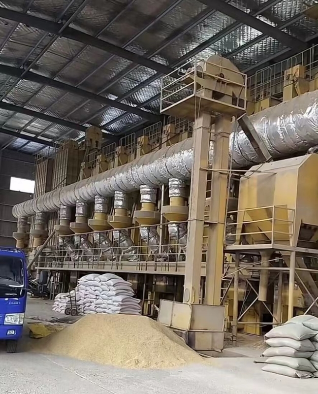 جفاف الحبوب 300 طن / دفعة - وضع التشغيل التلقائي