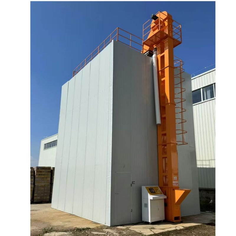 مجفف ثابت منخفض التكلفة، منخفض معدل السحق، سعة 55 طن، من نوع الغرفة