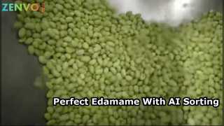 فارز الألوان من نوع الحزام الصغير الطازج Edamame مع Ai.